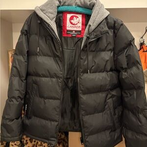 Canada Goose Gray and Black Jacket